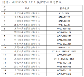 湖北疾控发布紧急提示！