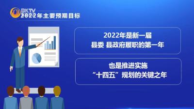 县委经济工作会议精神解读（四）  2022年主要预期目标