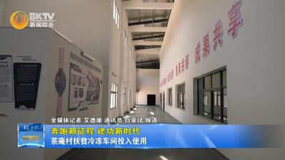 【奔跑新征程 建功新时代】茶庵村扶贫冷冻车间投入使用