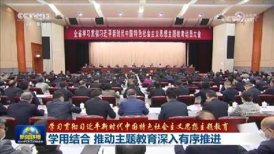【学习贯彻习近平新时代中国特色社会主义思想主题教育】学用结合 推动主题教育深入有序推进