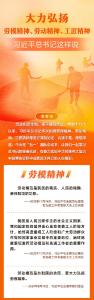 大力弘扬劳模精神、劳动精神、工匠精神 习近平总书记这样说