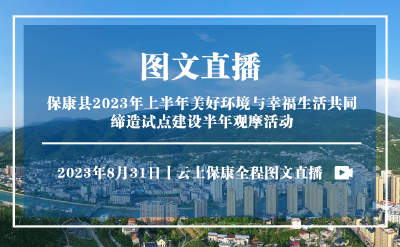 图文直播丨保康县2023年上半年美好环境与幸福生活共同缔造试点建设半年观摩活动