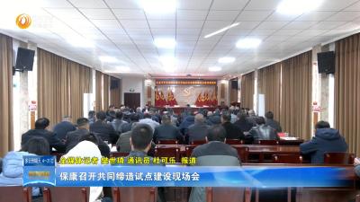 保康召开共同缔造试点建设现场会