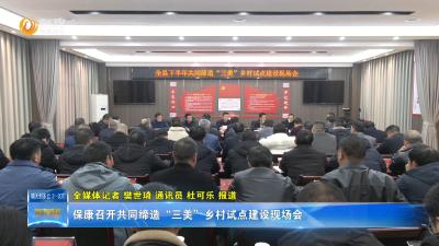 保康召开共同缔造“三美”乡村试点建设现场会