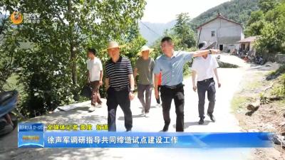 徐声军调研指导共同缔造试点建设工作