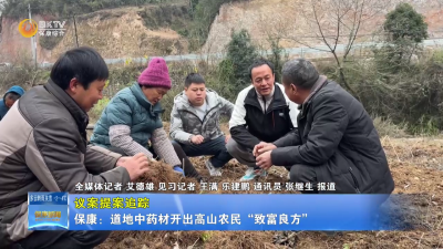 【议案提案追踪】保康：道地中药材开出高山农民“致富良方”