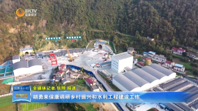 胡勇来保康调研乡村振兴和水利工程建设工作