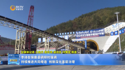 李诗在保康县调研时强调：持续推进共同缔造  创新深化基层治理