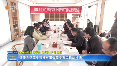 保康县楚原生茶叶有限公司专家工作站挂牌