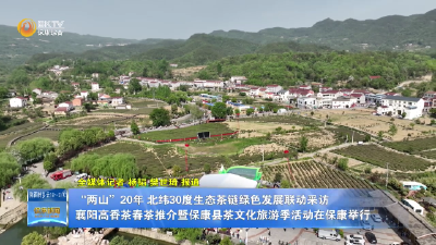 “两山”20年 北纬30度生态茶链绿色发展联动采访 襄阳高香茶春茶推介暨保康县茶文化旅游季活动在保康举行