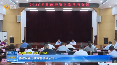 县政府第七次常务会议召开