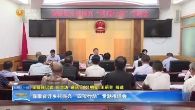 保康召开乡村振兴“四项行动”专题推进会