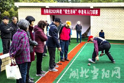当阳市2020年中老年人门球赛落幕