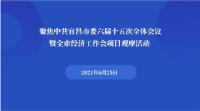 图文直播丨聚焦宜昌市委六届十五次全会暨全市经济工作会项目观摩