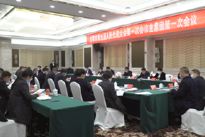 【两会进行时】当阳市第九届人民代表大会第一次会议举行主席团第一次会议