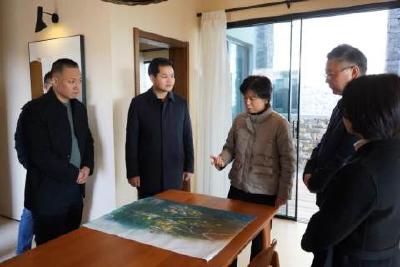 周正英调研“刀田驿”项目