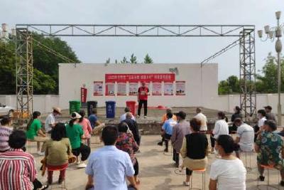 【垃圾分类我先行】九冲村新时代文明实践站开展“垃圾分类  扮靓乡村”科普活动