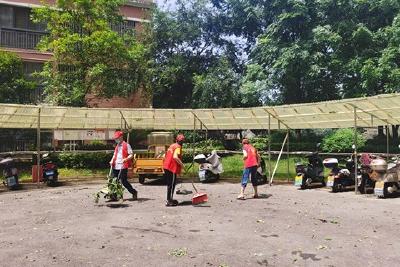 【精神文明创建活动宣传阐释·文明创建】市人社局开展包联小区环境整治行动