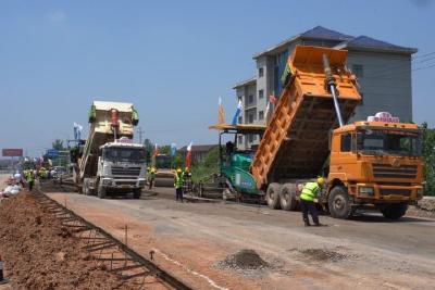 【干好每一天 喜迎二十大】348国道谢花桥至张翼德横矛处完成水稳基层试验段施工