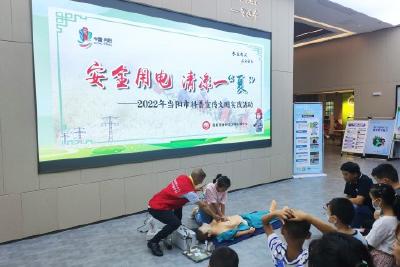 市供电公司开展“安全用电 清凉一夏”科普宣传文明实践活动