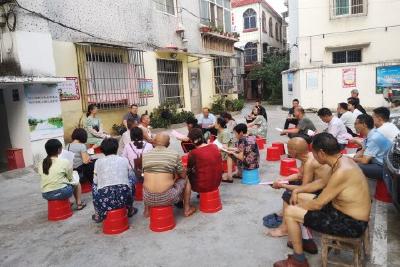 【下基层、察民情、解民忧、暖民心】市检测中心：湾子屋场会促文明创建