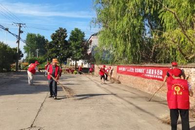 草埠湖镇开展“人人讲卫生 家家树新风”卫生环保志愿服务活动