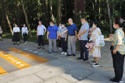 玉泉风景区接受省4A级旅游景区复核