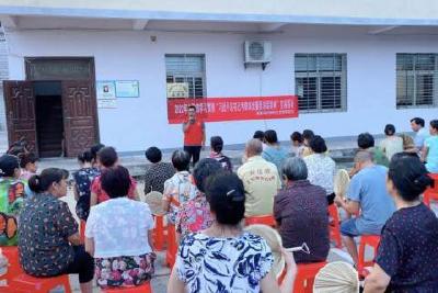 岩屋庙村新时代文明实践站线上线下同步开展学习贯彻“习近平总书记考察湖北重要讲话精神”宣讲