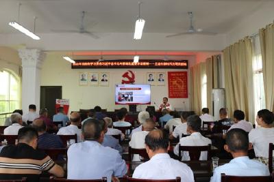 【精神文明创建活动宣传阐释·文明实践】王店村新时代文明实践站线上线下同步举行“学习贯彻习近平总书记考察湖北重要讲话精神”理论宣讲