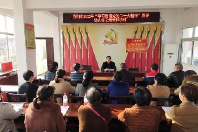 【理论宣讲“六进”·进农村】我市线上线下联动开展学习贯彻党的二十大精神宣讲进农村之走进庙前镇林桥村