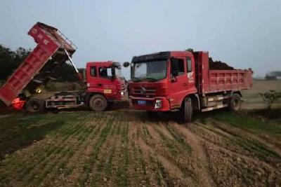 草埠湖镇：连夜抢修水渠 全力抗旱