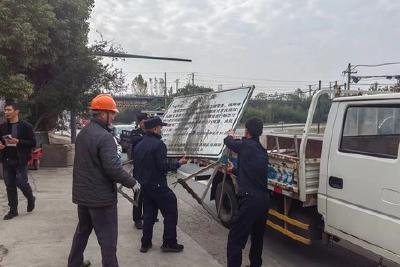 玉泉街道：规范治理店招店牌  让街道“焕颜提气” 