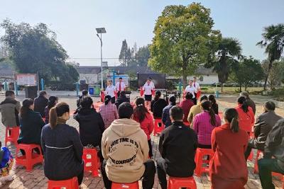 草埠湖镇新时代文明实践所（站）线上线下开展文艺文化活动