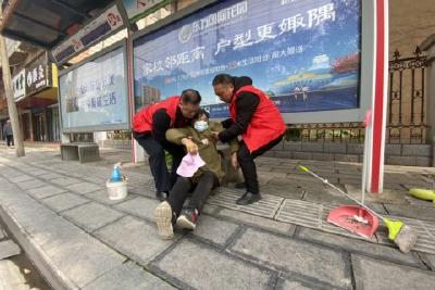 坚守创城“志愿红” 彰显担当“司法蓝”