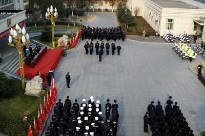 市公安局开展春季大练兵比武竞赛活动