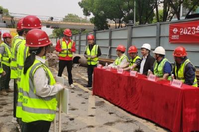 市住建局开展重点项目防洪度汛应急演练