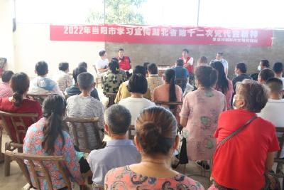 深入学习贯彻省第十二次党代会精神 | 半月镇线上线下联动开展“湖北省第十二次党代会精神”宣讲进农村