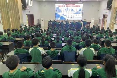 当阳市实验中学开展经典诵读活动