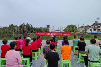 草埠湖镇新时代文明实践所线上线下开展文明实践活动