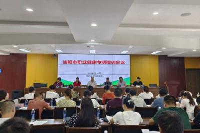 当阳市召开重点企业职业健康培训