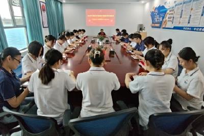 我市线上线下开展规范守则教育进企业活动