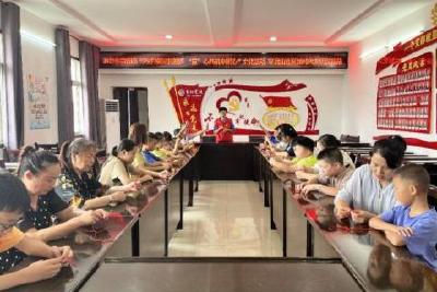 【精神文明创建活动宣传阐释·文明实践】半月镇开展手工编织文化活动