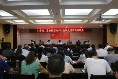 市委第二巡察组召开巡察市财政局党组情况反馈会