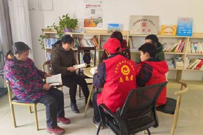 庙前镇农家书屋开展“阅读润心灵，书香聚力量”读书分享活动