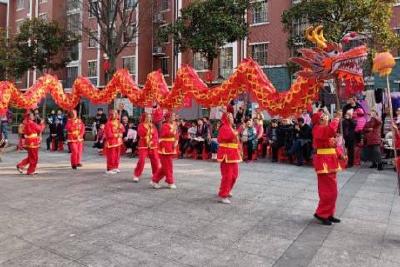 付家岗社区：舞龙闹新春，民俗年味浓