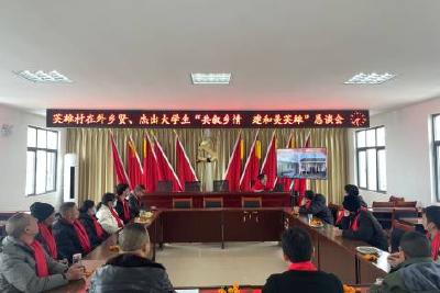 庙前镇开展“共叙乡情 建和美英雄”恳谈会