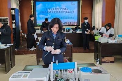 当阳市开展食品安全快速检测技能竞赛