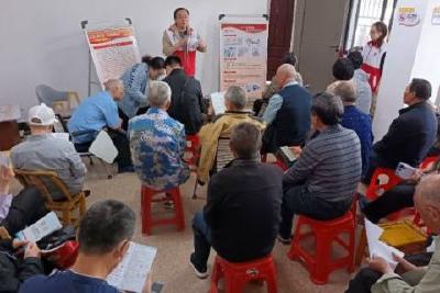 玉阳街道熊家山社区红十字服务站开展应急救护培训活动