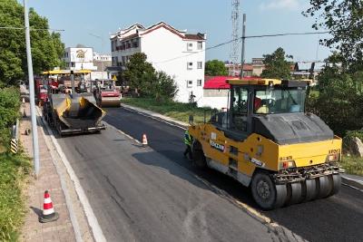 S253夏家湾立交桥段路面养护工程9月底完工