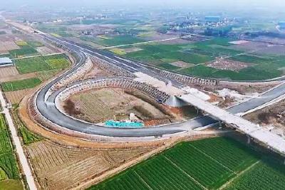 当枝松高速当阳段稳步推进